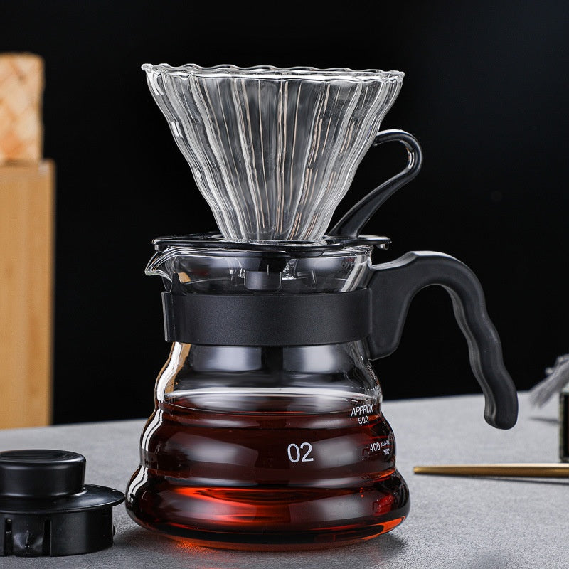 طقم المبتدئين – وعاء تقديم القهوة وأداة التقطير – سعة 600 مل