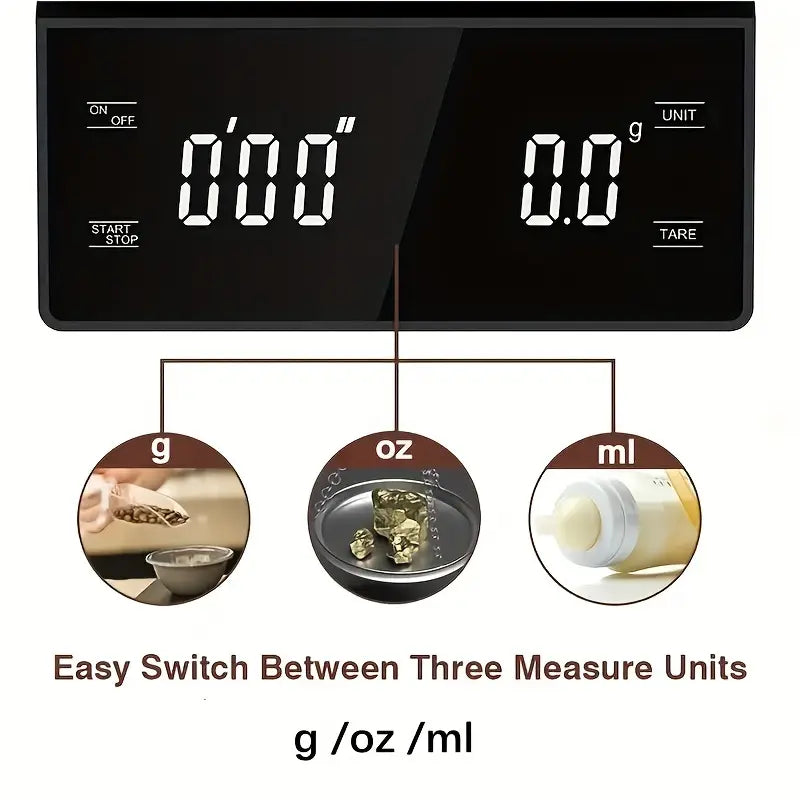 Digital Coffee Scale 0.1G/3KG