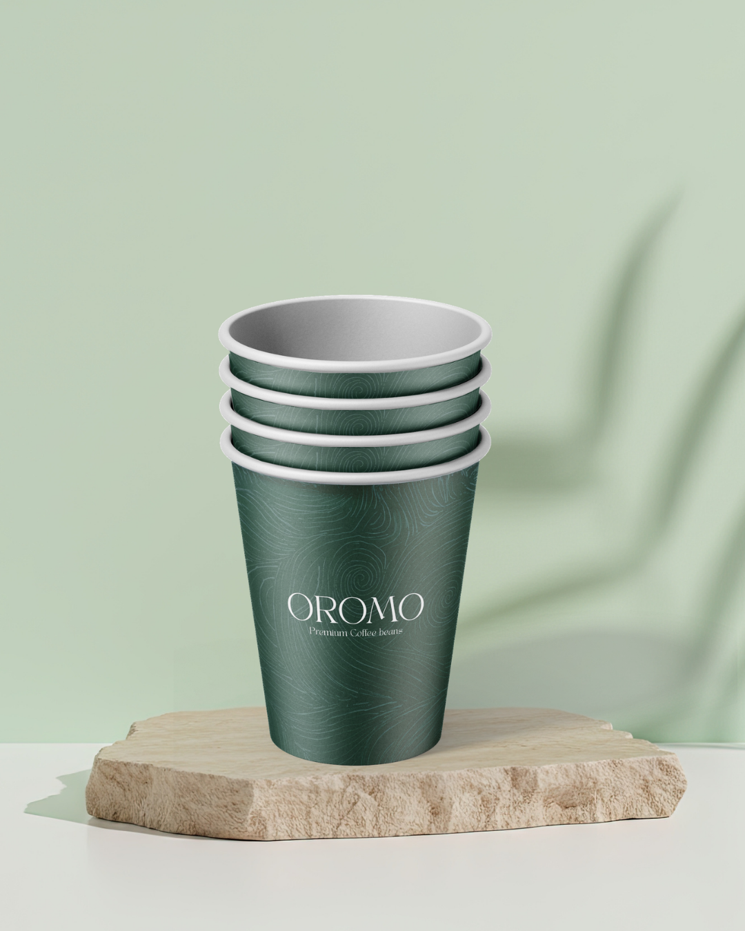 أكواب ورقية من أورومو ( 14 أونصة - 25 كوب)